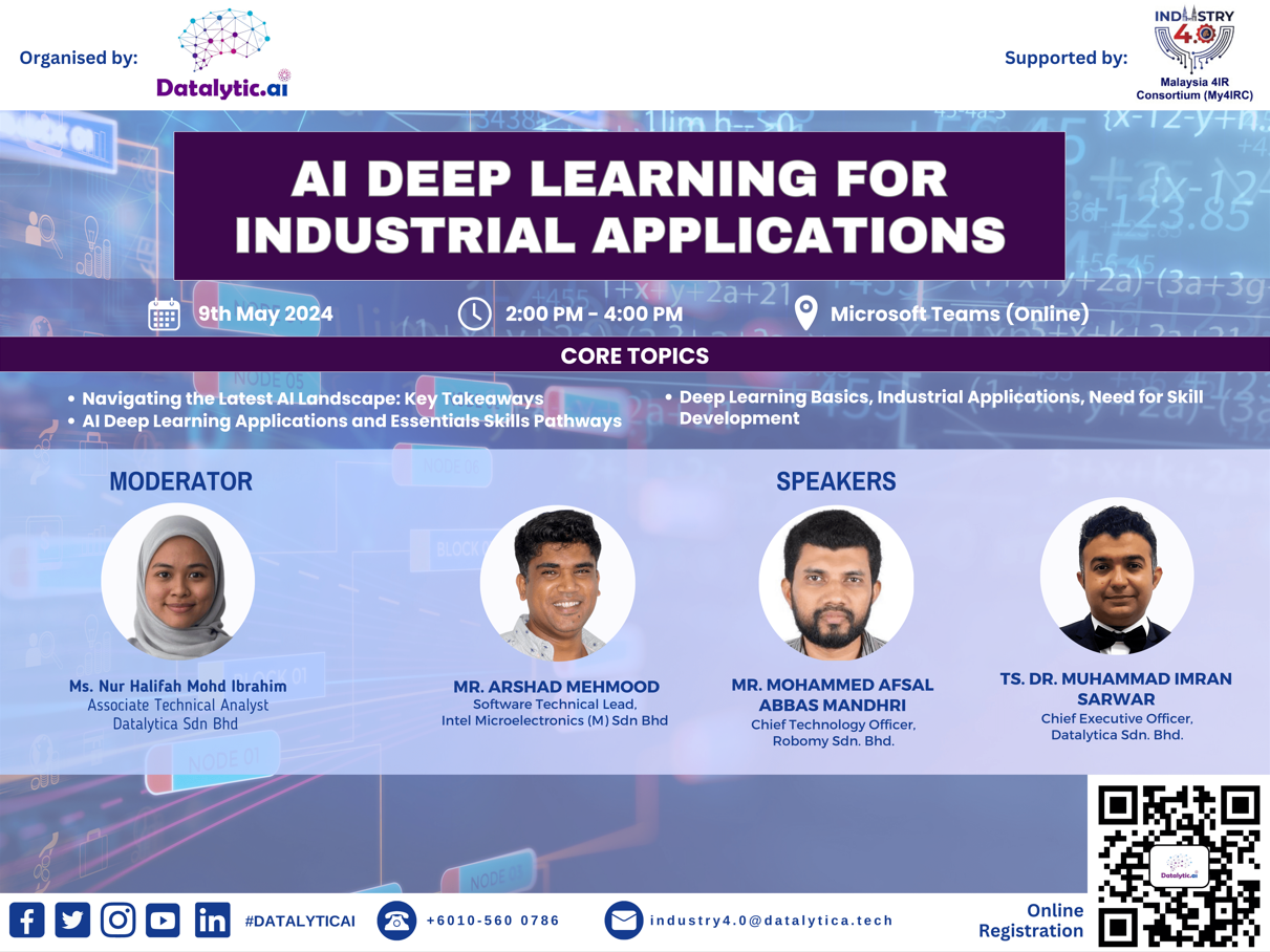AI Deep Learning For Industrial Applications Poster